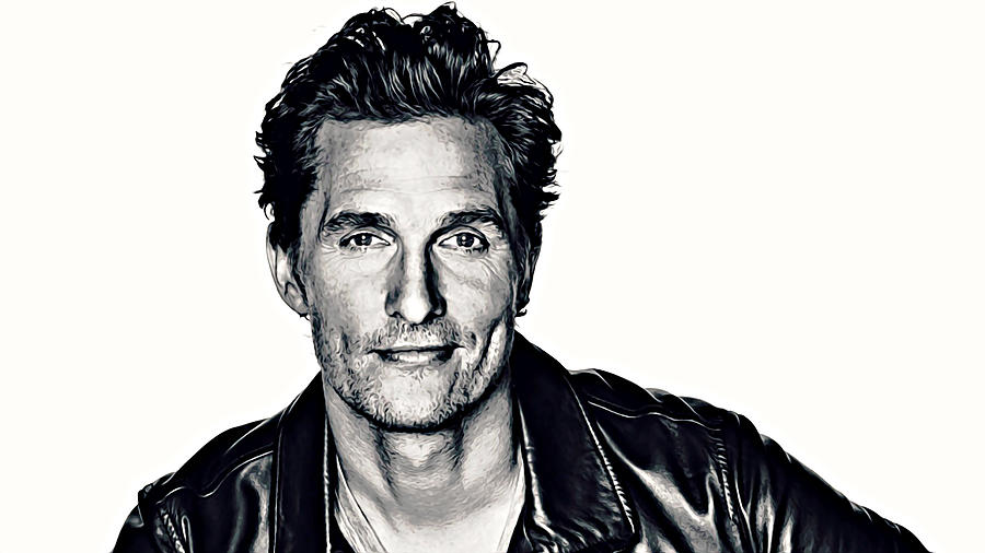 Matthew McConaughey Digital Art by Queso Espinosa