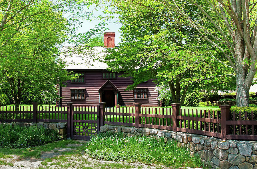 Matthew Whipple House Photograph by Wayne Marshall Chase