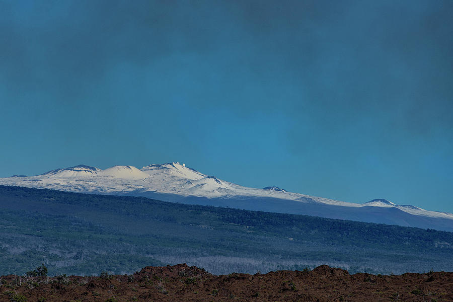 Mauna Kea from Kilauea Photograph by Don Mitchell