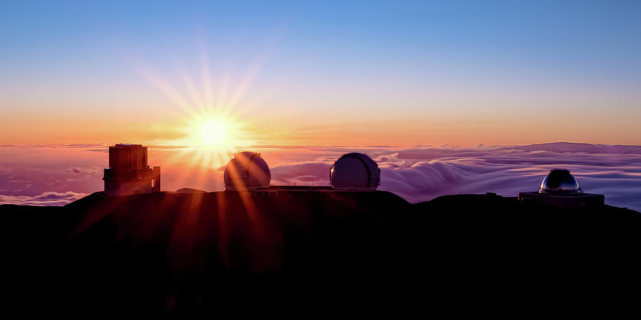 Mauna Kea Sunset 2x1 Photograph by William Dickman