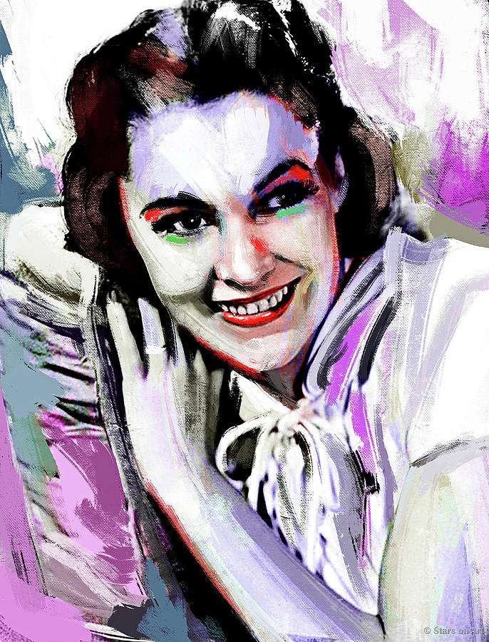 Hollywood Painting - Maureen OSullivan by Movie World Posters