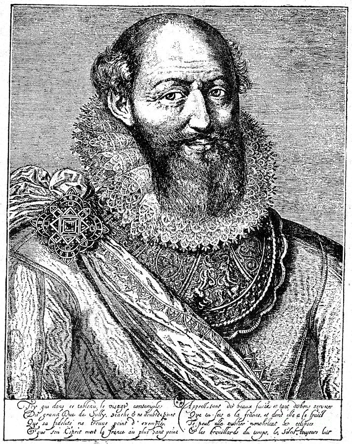 Maximilien De Béthune, Duke Of Sully Drawing by Print Collector