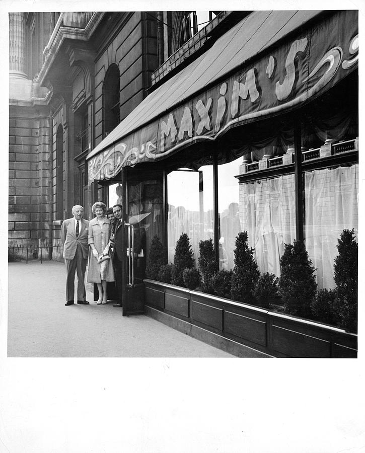 Maxims Restaurant In Paris, France Photograph by Pictorial Parade