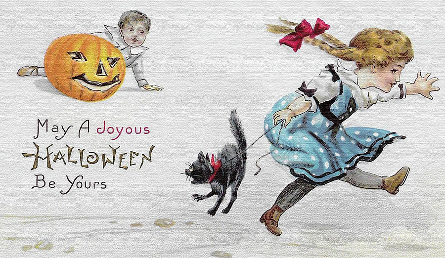 May A Joyous Halloween Be Yours Painting by Unknown