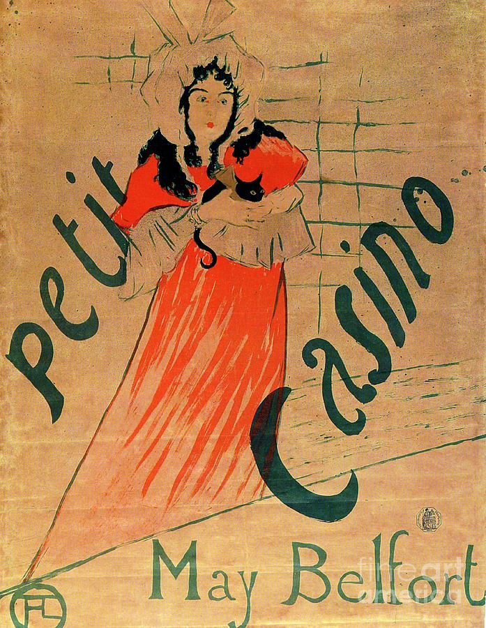 May Belfort, Petit Casino, 1895. Artist Drawing by Heritage Images