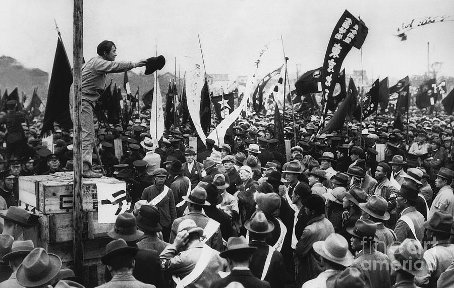 May Day Labor Rally In Tokyo Photograph by Bettmann