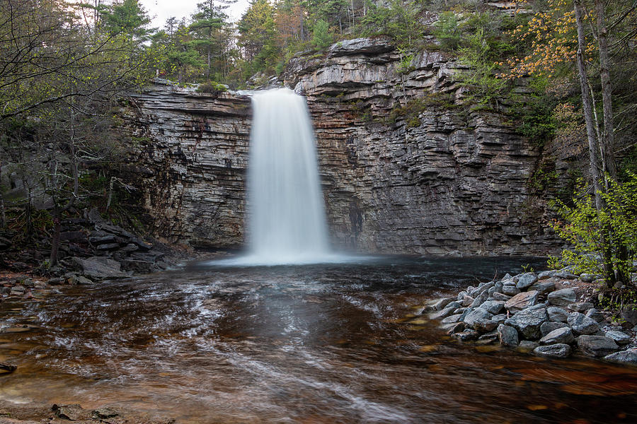 May Evening at Awosting Falls I Photograph by Jeff Severson