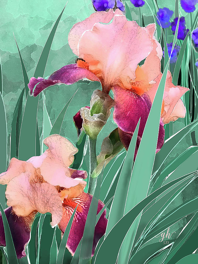 May Garden Digital Art by Gina Harrison