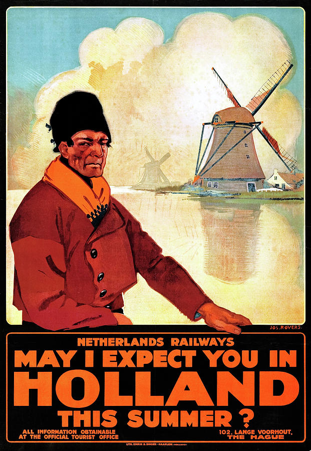 May I Expect You in Holland This Summer? Painting by Joseph Rovers