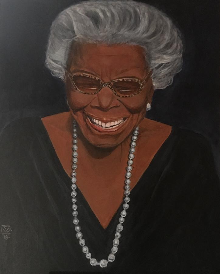 Maya Angelou Painting