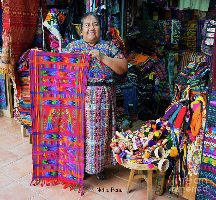 Maya Kachiquel Weaver Photograph by Nettie Pena - Fine Art America
