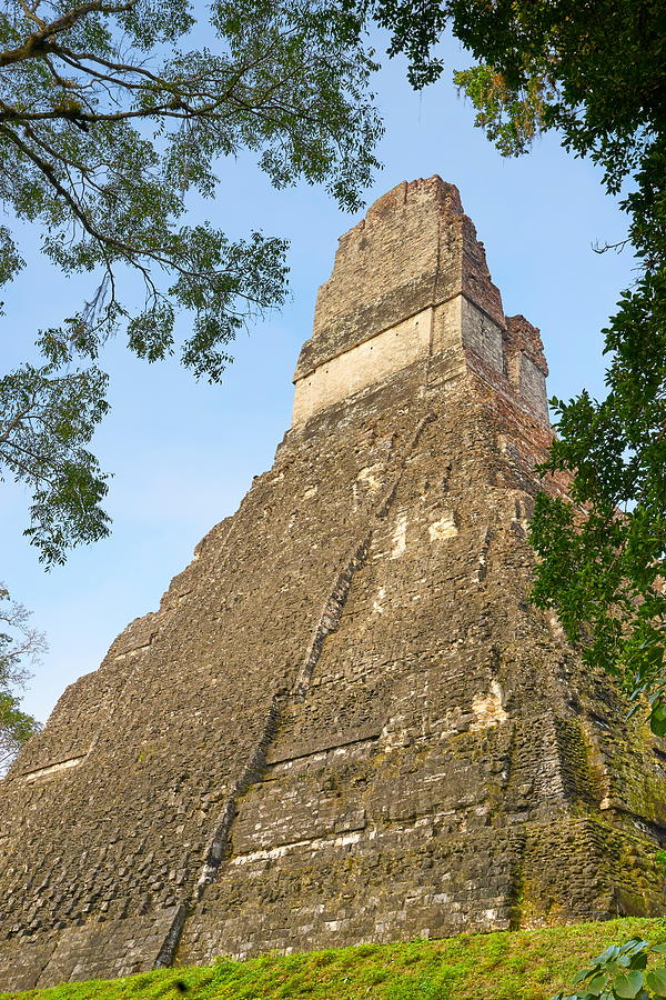 Mayan Photograph - Maya Ruins - Temple Of The Great Jaguar by Jan Wlodarczyk
