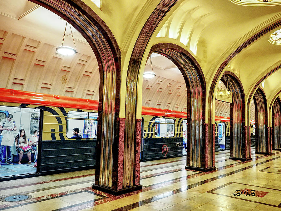 Mayakovskaya Station Photograph by Bearj B Photo Art