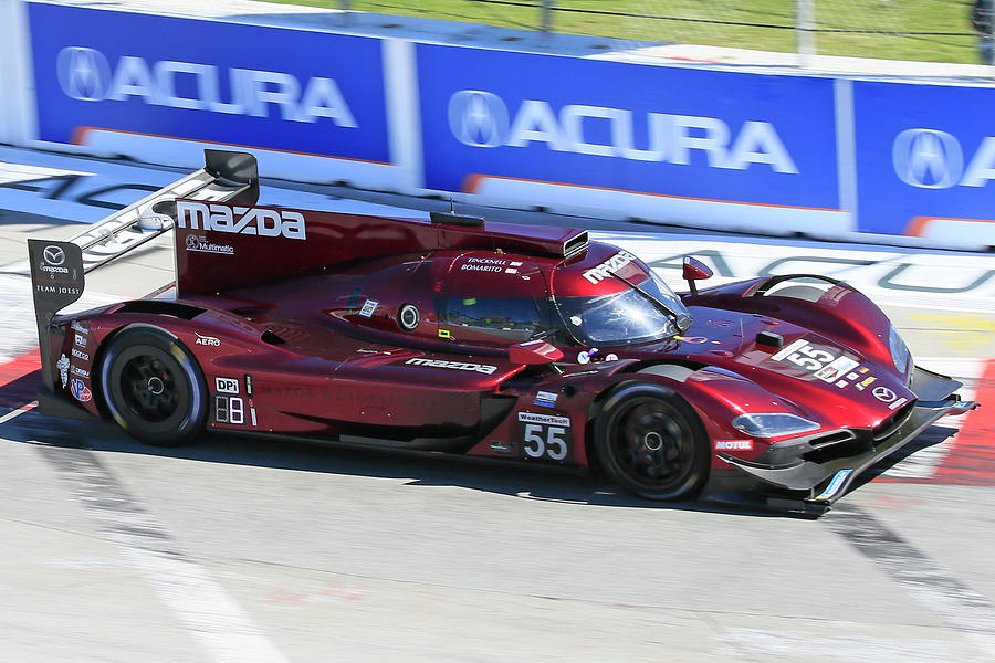 Mazda at Speed Photograph by Shoal Hollingsworth