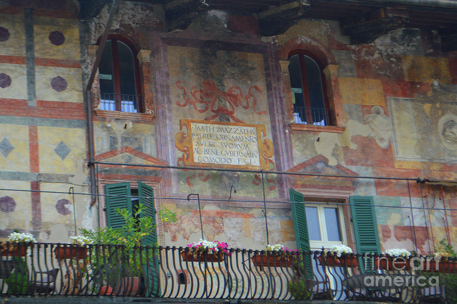 Mazzanti House Fresco Close-up Photograph by Aicy Karbstein