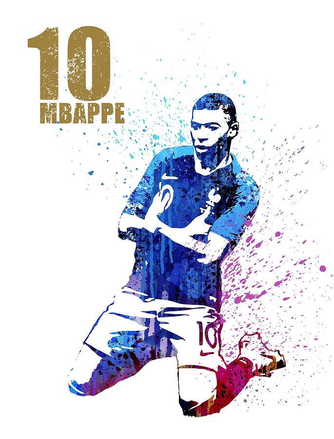 Mbappe Painting by Art Popop