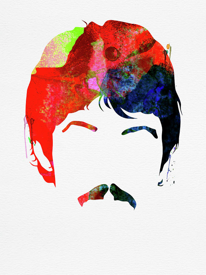 Paul Mccartney Mixed Media - McCartney Watercolor by Naxart Studio Paul Mccartney Mixed Media - McCartney Watercolor by Naxart Studio