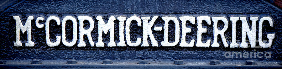 McCormick Deering Old Badge Photograph by Olivier Le Queinec