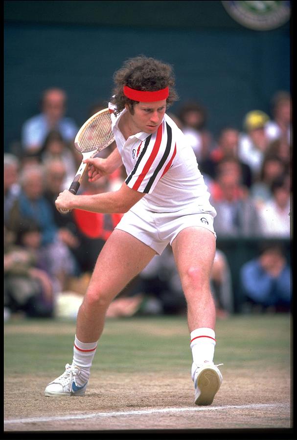 Mcenroe Usa Wimbledon Tennis by Tony Duffy