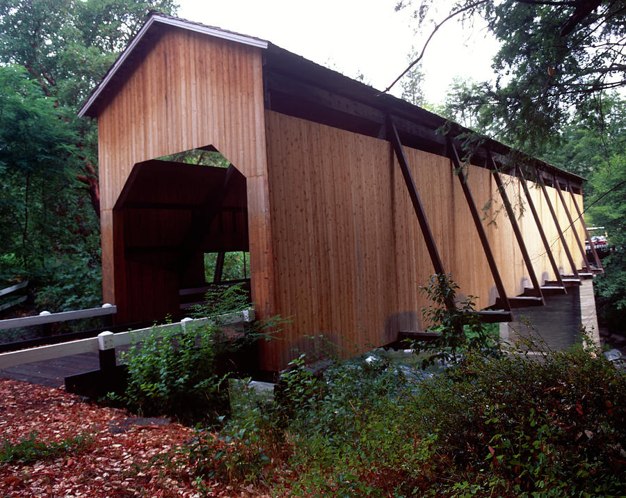 McKee Covered Bridge Jackson County Oregon BRID100 00318 Photograph   Mckee Covered Bridge Jackson County Oregon Brid100 00318 Kevin Russell 