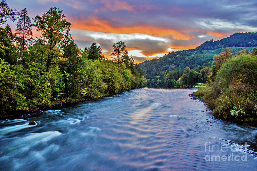 McKenzie River Sunrise 2 by Michael Cross McKenzie River Sunrise 2 by Michael Cross