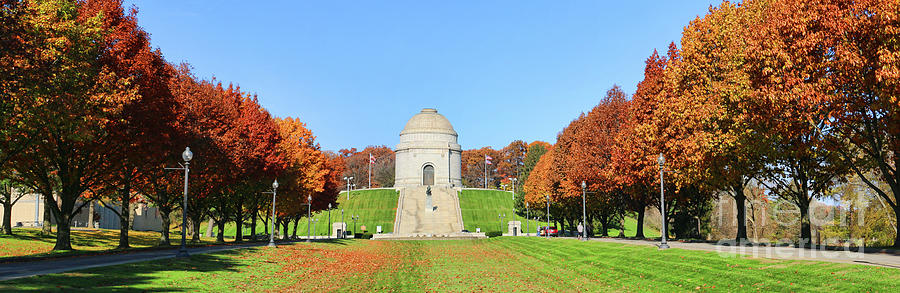 McKinley Memorial in Canton Ohio 5631 5632 5633 Panorama  Photograph by Jack Schultz