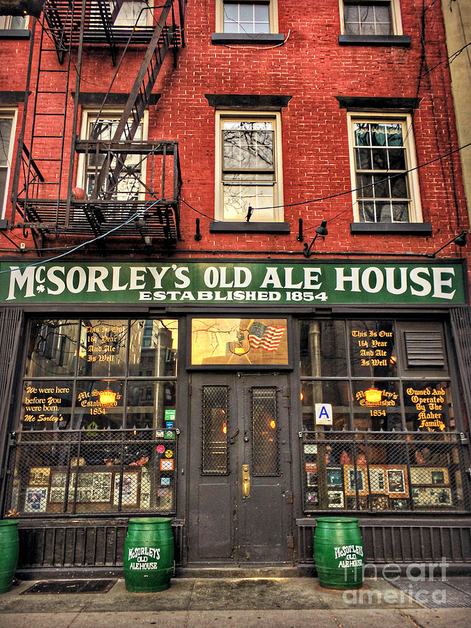 McSorleys Old Ale House - Landmarks and Taverns of New York Photograph by Miriam Danar