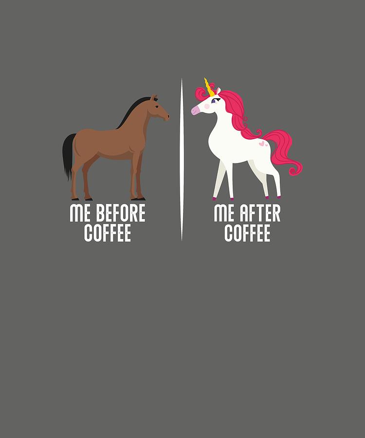 Me Before coffee Me After Coffee Tapestry - Textile by Tees Brand ...