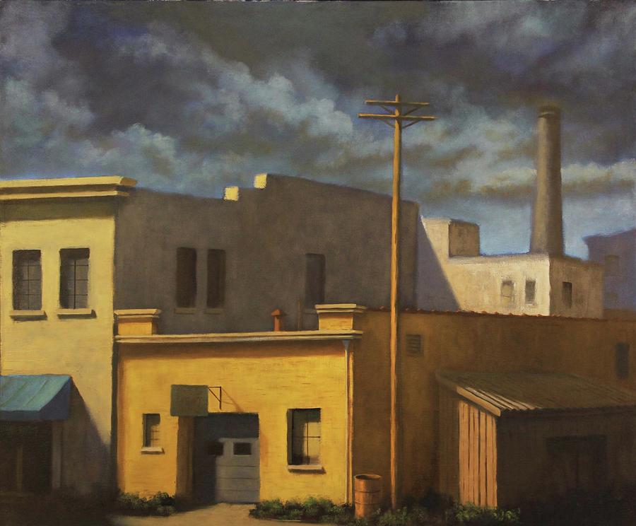 Meat Packing Plant Painting by Christopher Brennan