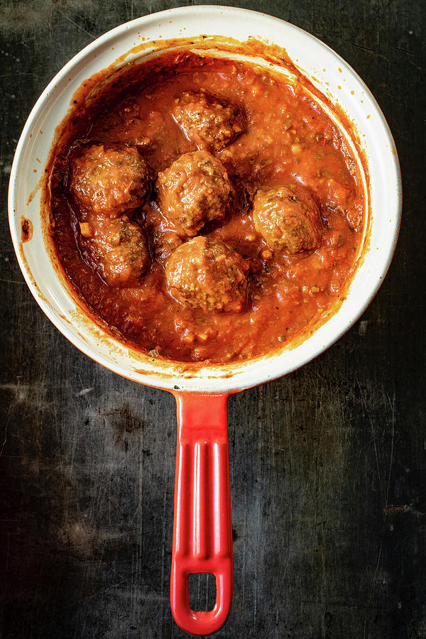 Meatballs In Tomato Sauce Photograph by Eising Studio