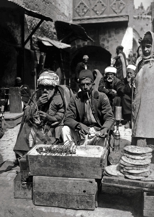 Meatballs Vendors Before 1920 Photograph by Munir Alawi