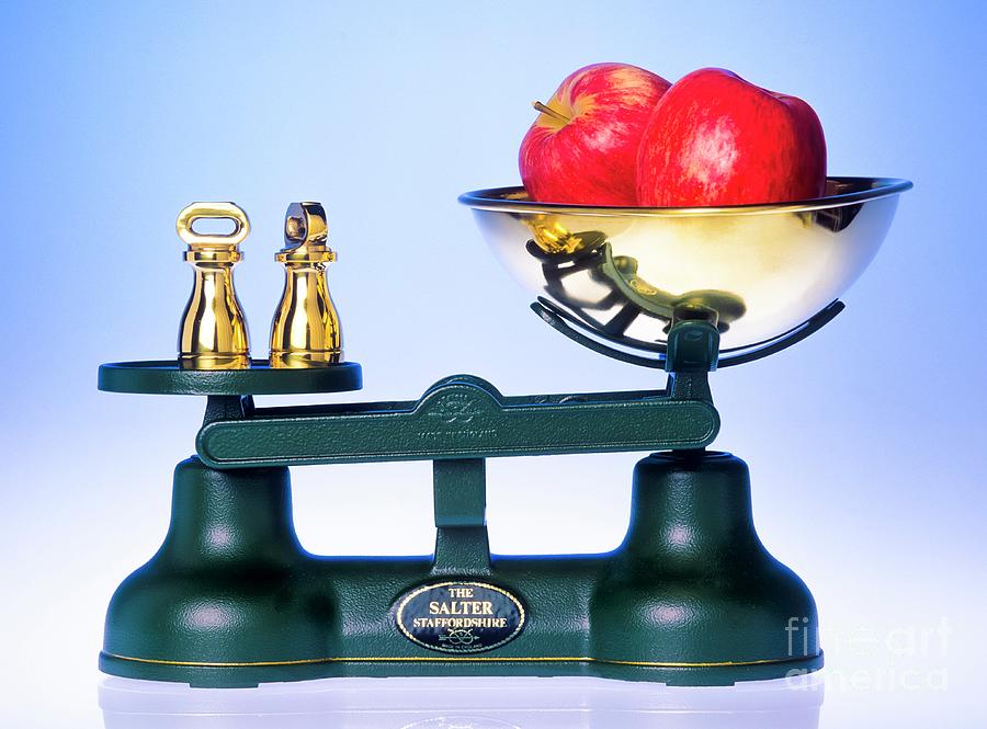 Mechanical Balance Weighing Scales Photograph by Martyn F. Chillmaid/science Photo Library