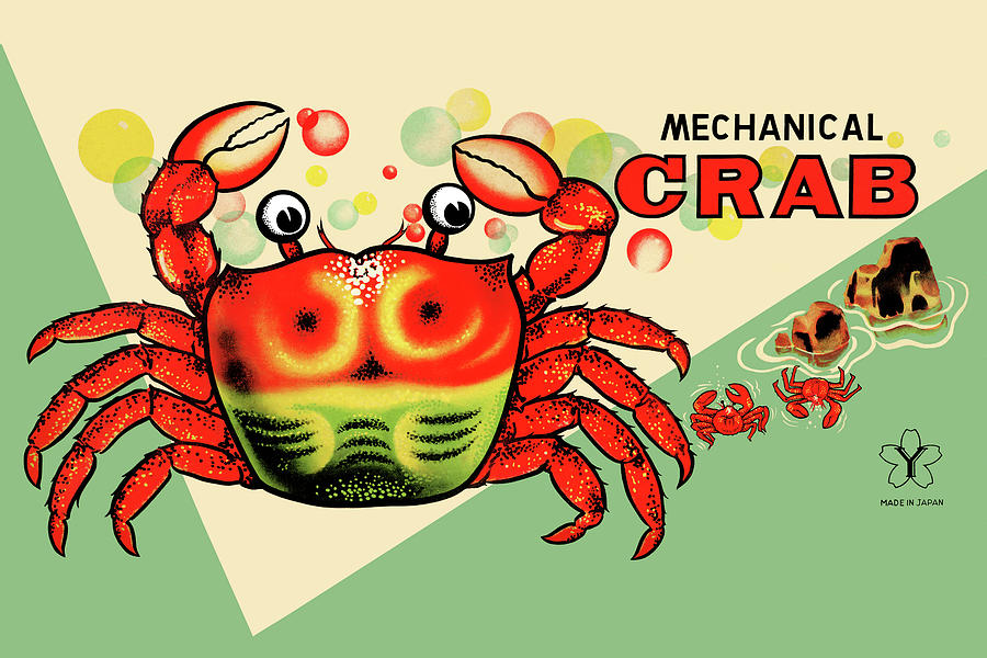 Vintage Painting - Mechanical Crab by Unknown
