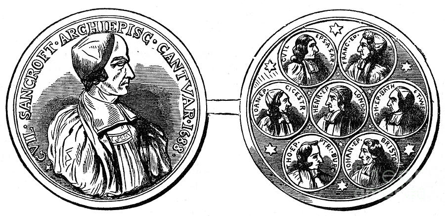 Medal Of The Seven Bishops, 18th Drawing by Print Collector