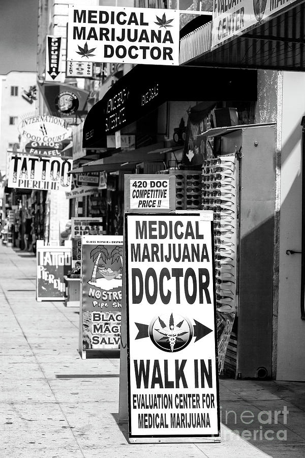 Medical Marijuana Doctor Venice Beach Photograph by John Rizzuto