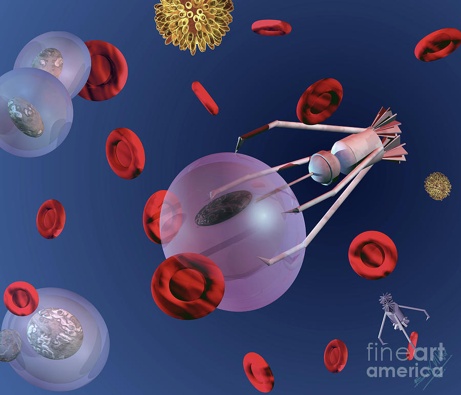 Medical Nanorobots by Science Photo Library