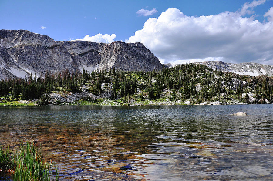 Medicine Bow Peak and Mirror Lake Photograph by Chance Kafka