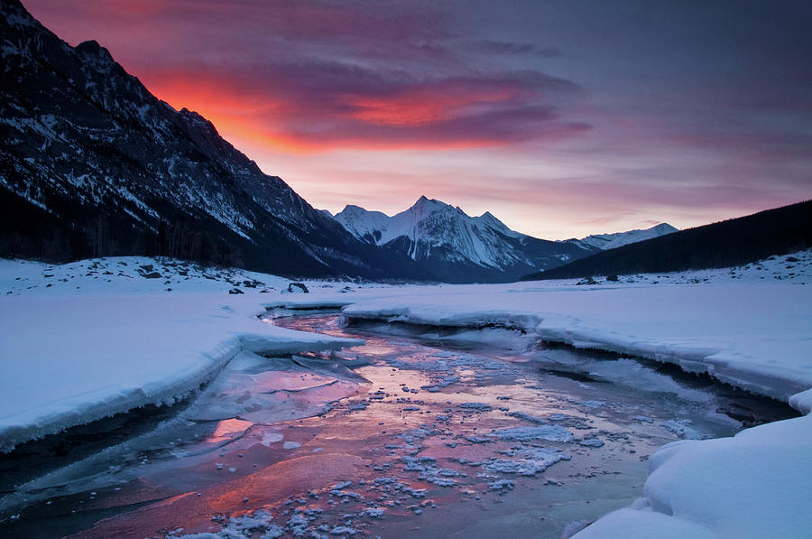 Medicine Lake Sunrise Photograph by Jeff Lewis Photography