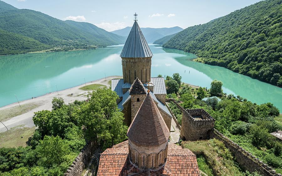 Medieval Ananuri Castle With Church Photograph by Konrad Zelazowski ...