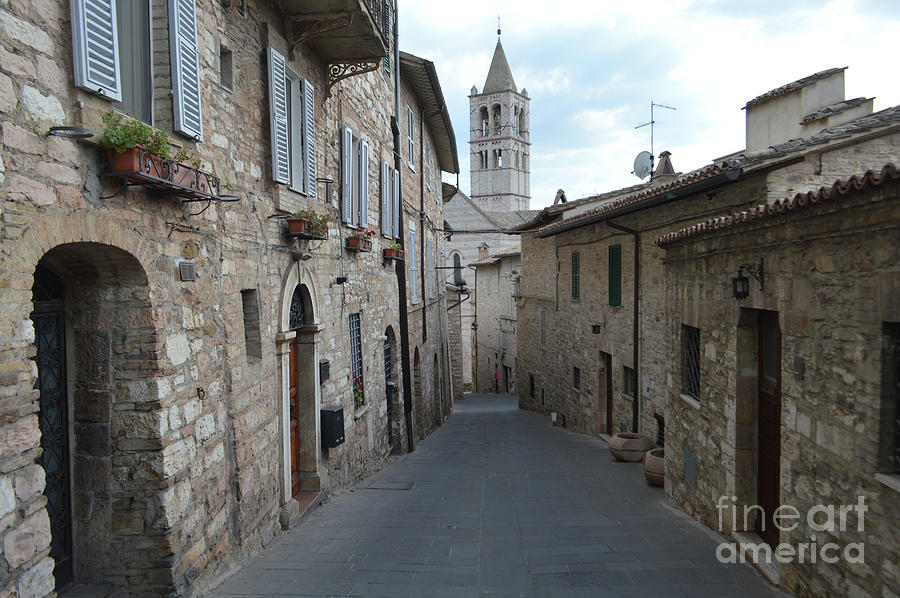 Medieval Assisi Pathway Photograph by Aicy Karbstein