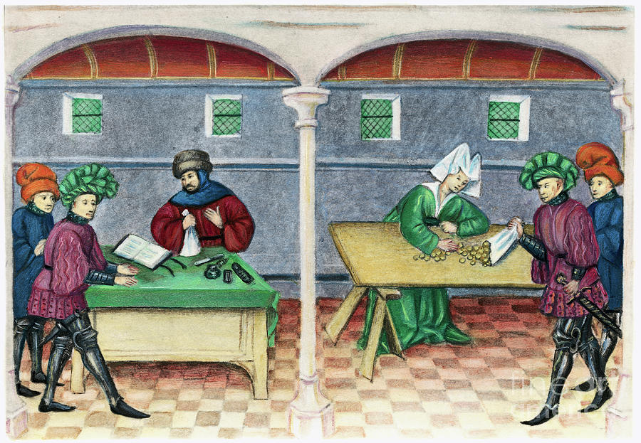 Medieval Banking Operations Photograph by Bettmann
