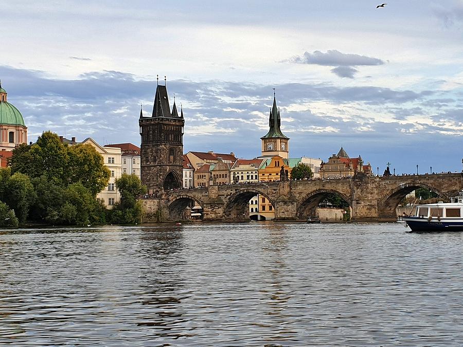 Medieval Charles Bridge by Andrea Whitaker Medieval Charles Bridge by Andrea Whitaker