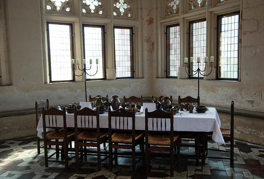 Medieval Dining Photograph by Ramunas Bruzas