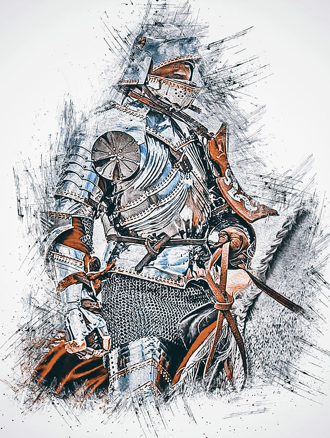DIYthinker Medieval Knights of Europe Armor Emblem Photo Frame Exhibition Display Art Desktop Painting 