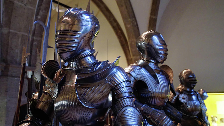 Medieval knights suit of armor Photograph by Steve Estvanik