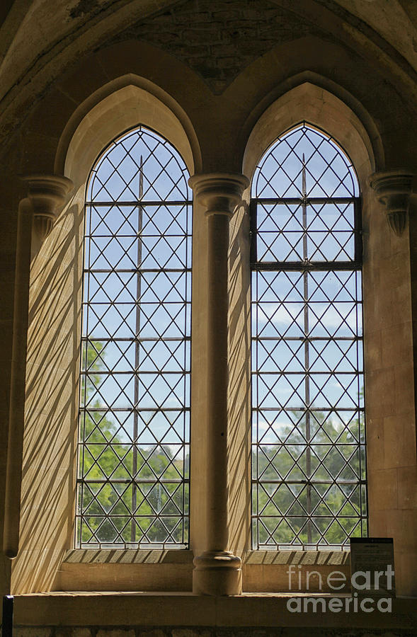 Medieval Windows At Lacock Abbey Photograph