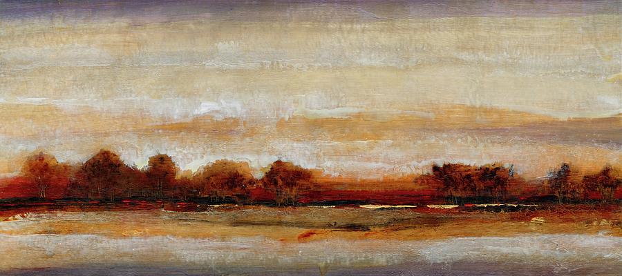 Landscape Painting - Meditation At Sunset II by Tim Otoole