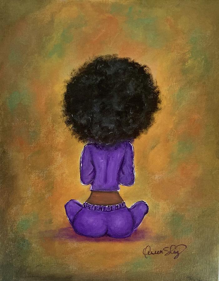 Meditation  Painting by Queen Gardner