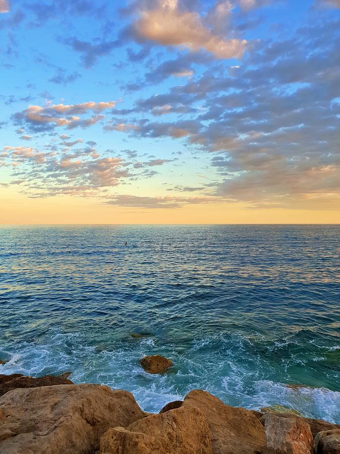 Mediterranean Sunset Photograph by Andrea Whitaker