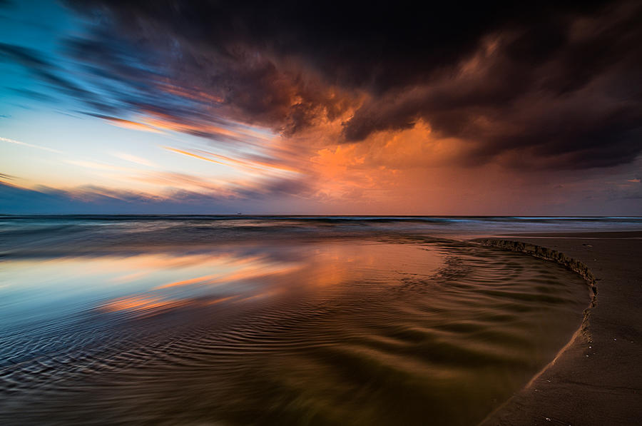 Mediterranean Sunset Photograph by Isam Telhami